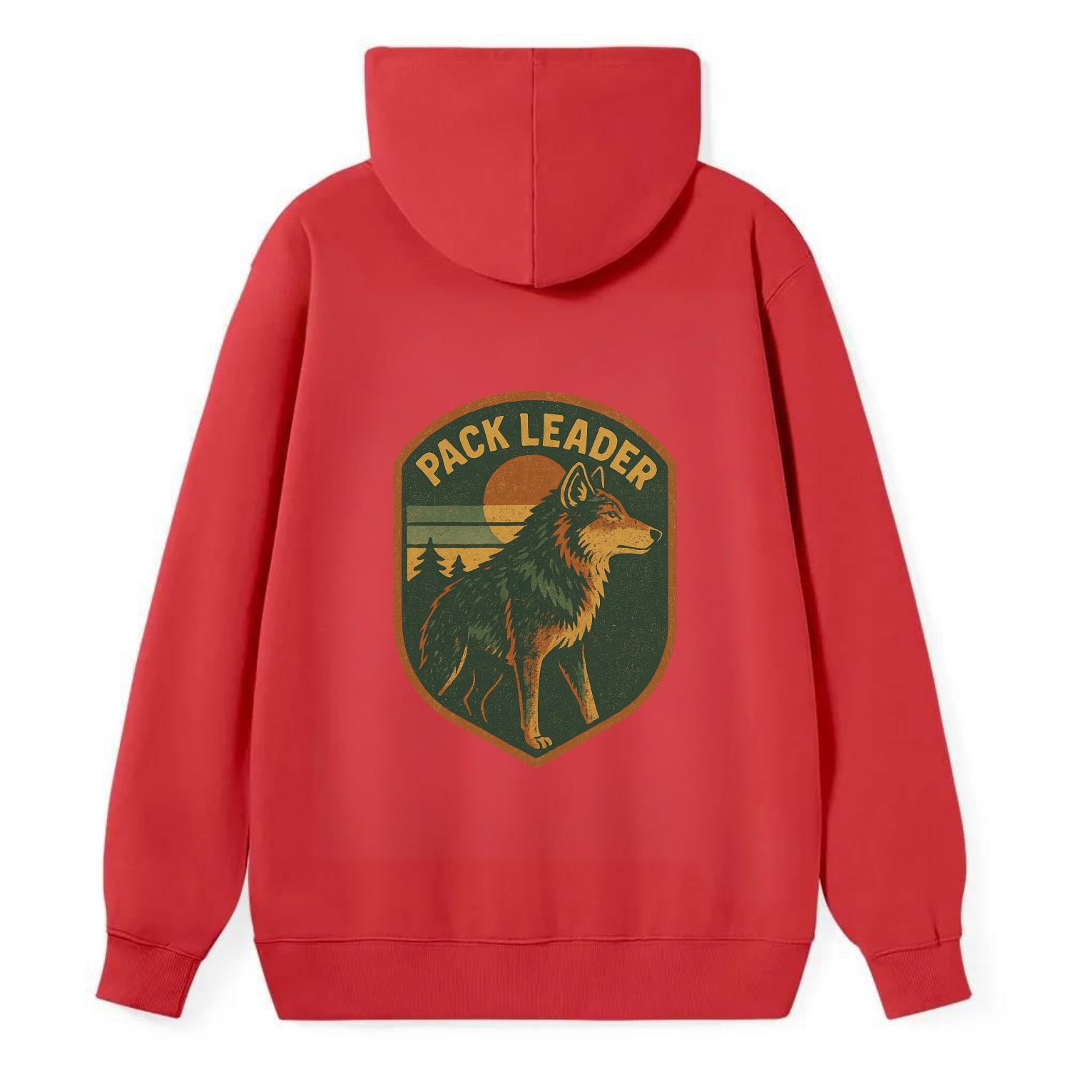 Pack Leader  - Classic Pullover Hoodie - Red