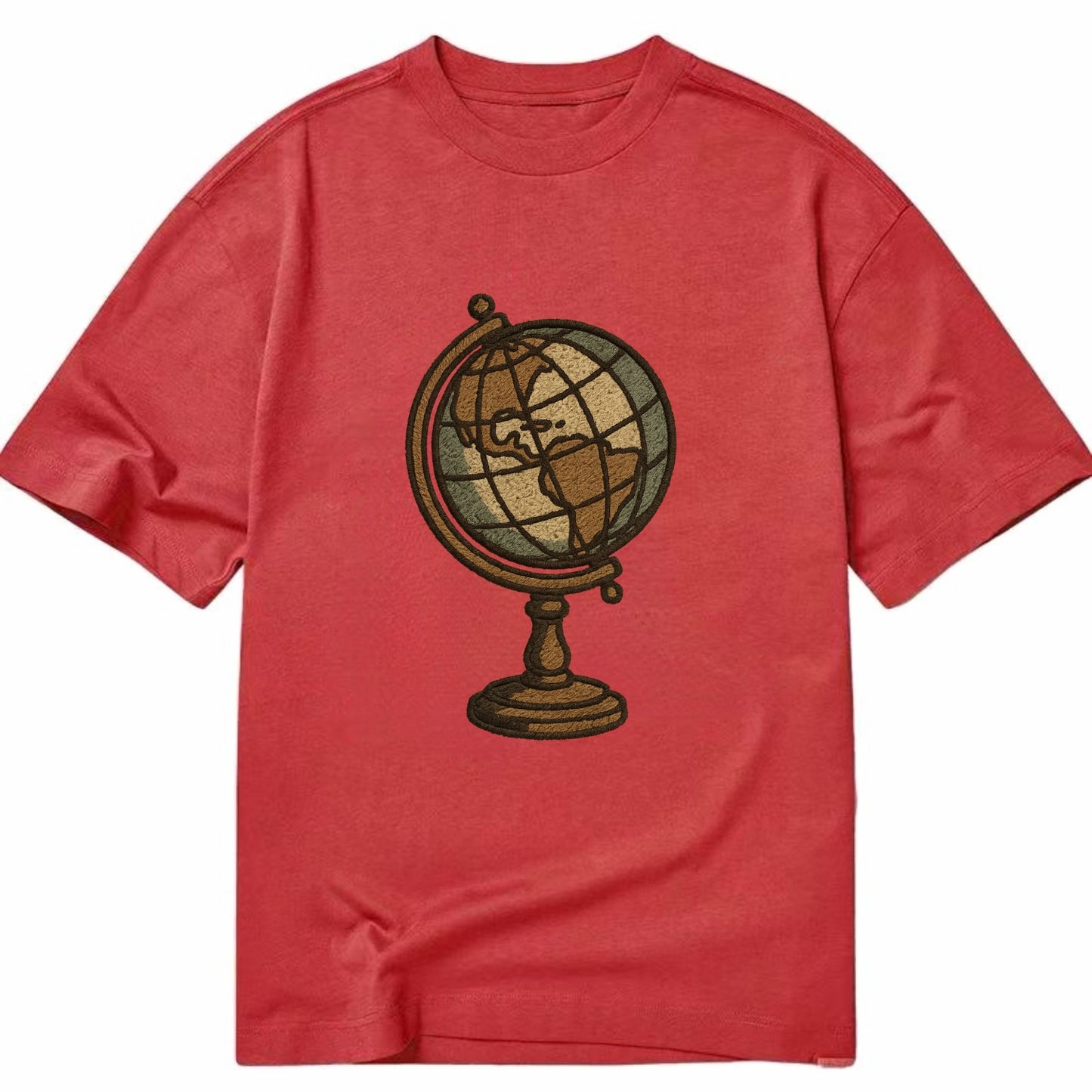 Globe  - Classic T-shirt - Red