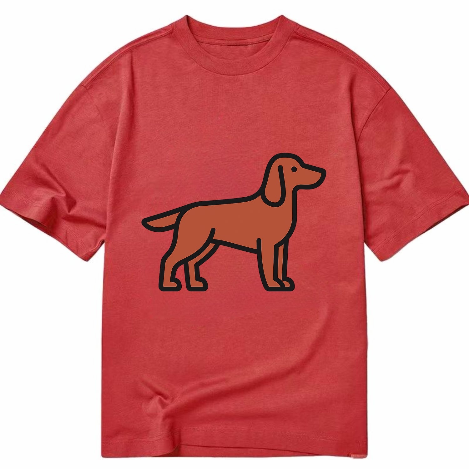 Irish Setter - Red/chestnut flat side profile - Classic T-shirt - Red