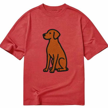Vizsla - Rust colored sitting pose - Cla Classic T-shirt - Red