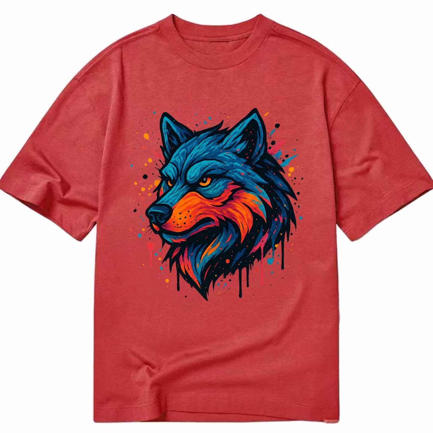 Velvet Wolf Royal  - Classic T-shirt - Red