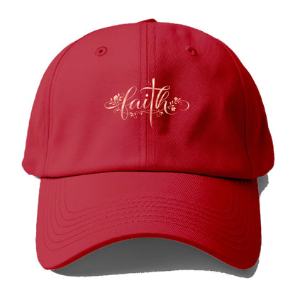 Faith - Baseball Cap - Red