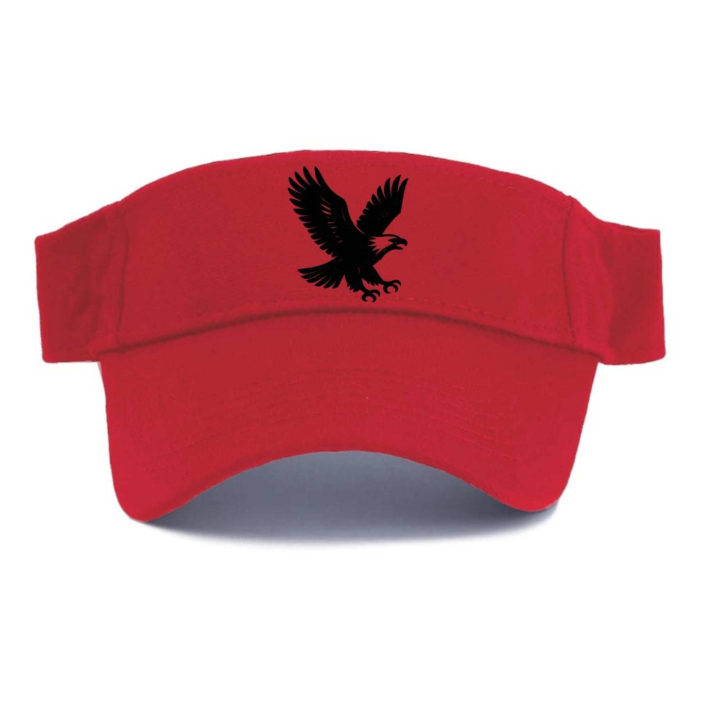 Eagle in flight - liberty and independence ink brushstrokes - Visor - Red