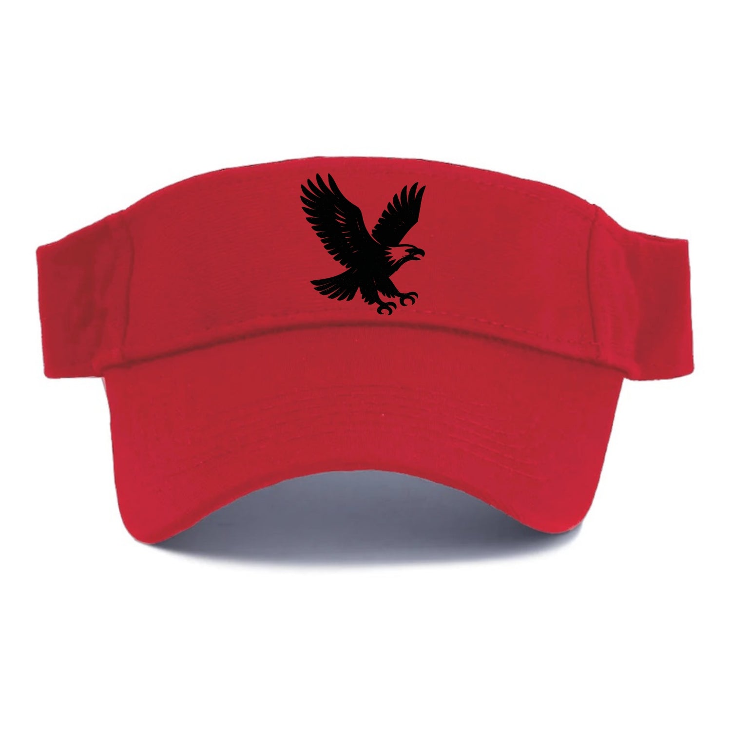 Eagle in flight - liberty and independence ink brushstrokes - Visor - Red