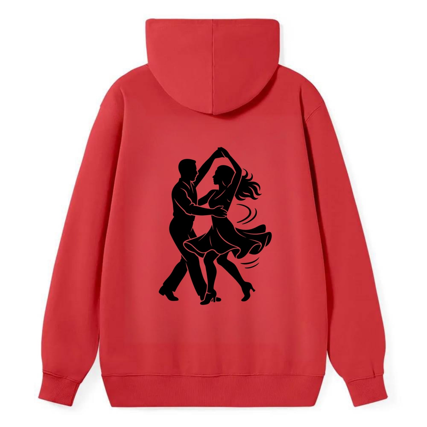 Salsa dancers spinning turn - Classic Pullover Hoodie - Red