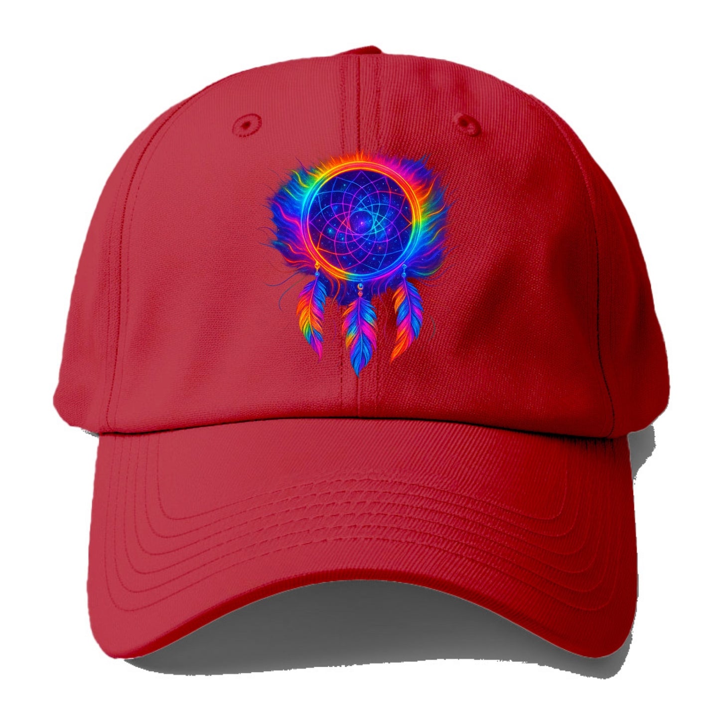 Dream Catcher Universe - Cosmic dreamcat - Baseball Cap - Red