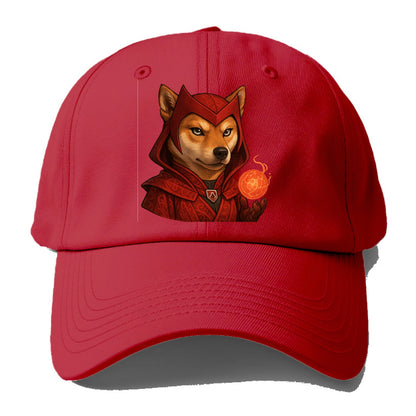 Shiba Inu Scarlet Witch  - Baseball Cap - Red