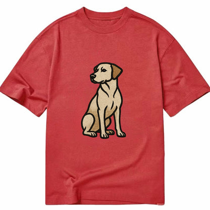 Rhodesian Ridgeback - Red wheaten sittin Classic T-shirt - Red