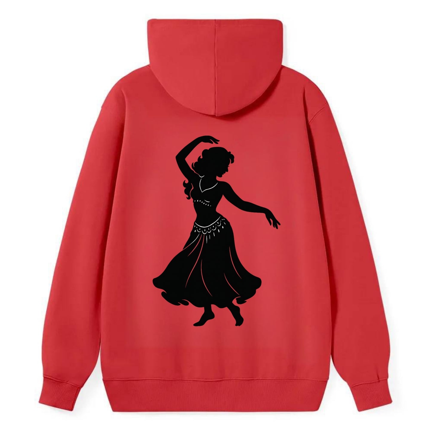 Belly dancer graceful gesture - Classic Pullover Hoodie - Red