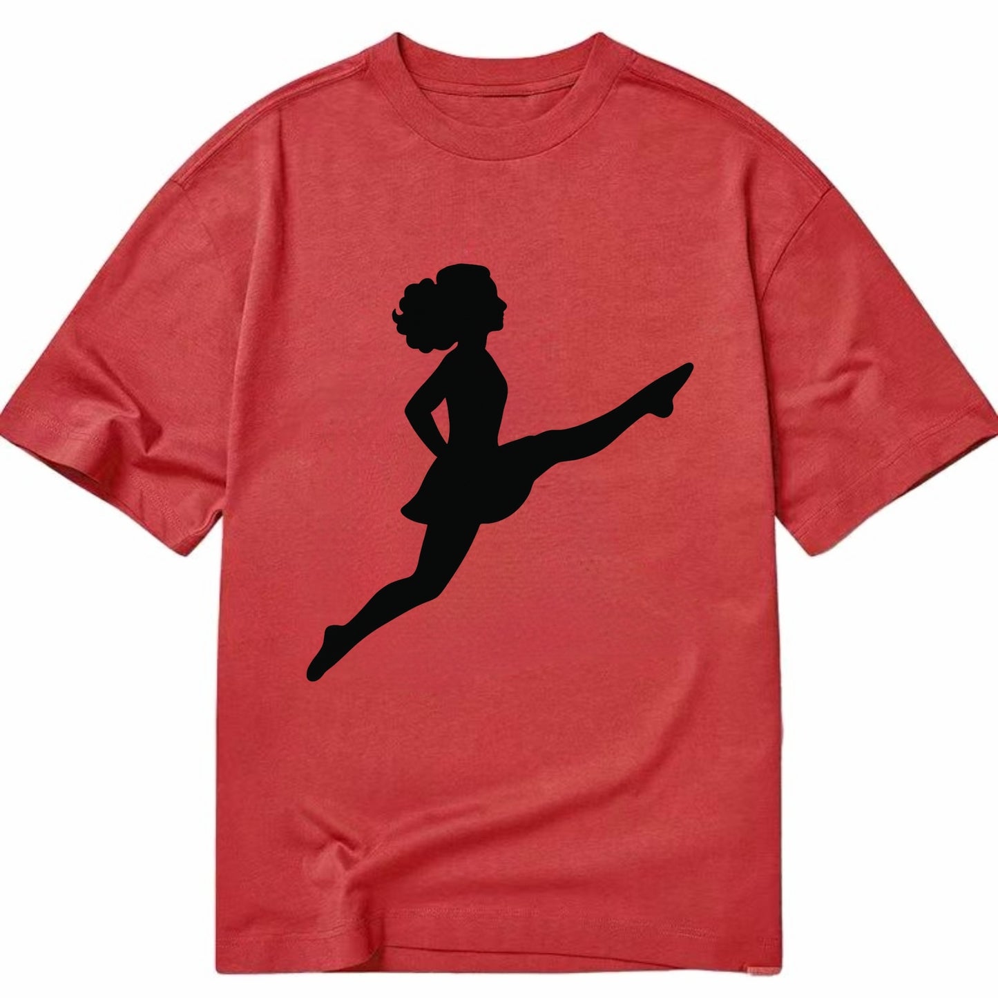 Irish step dancer Riverdance leap - Classic T-shirt - Red