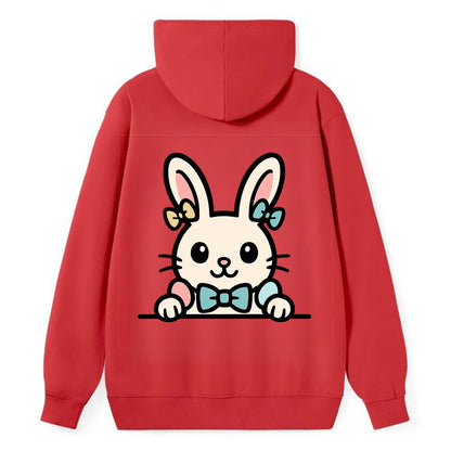 Easter Bunny  - Classic Pullover Hoodie - Red