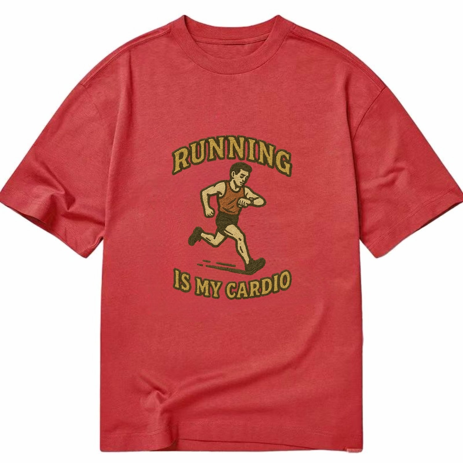 Running Late Is My Cardio  - Classic T-shirt - Red