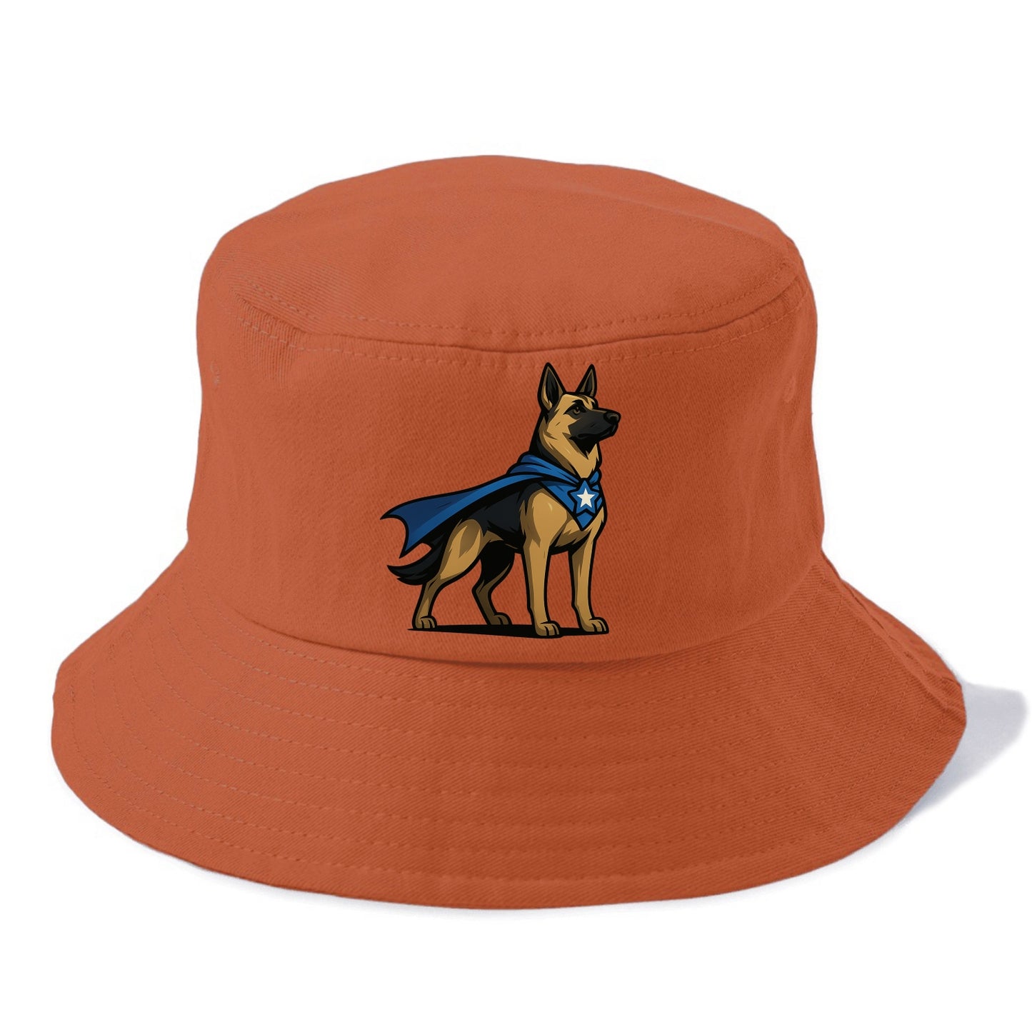 German Shepherd Patriotic Hero  - Bucket Hat - Red