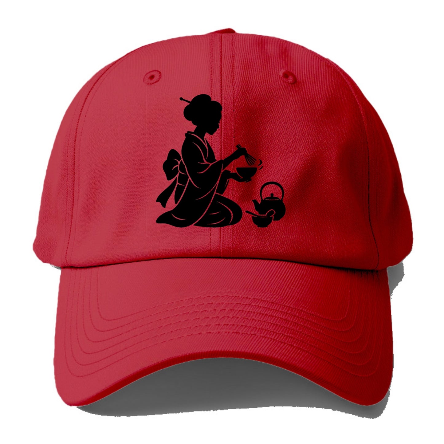 Geisha traditional tea ceremony - Baseball Cap - Red