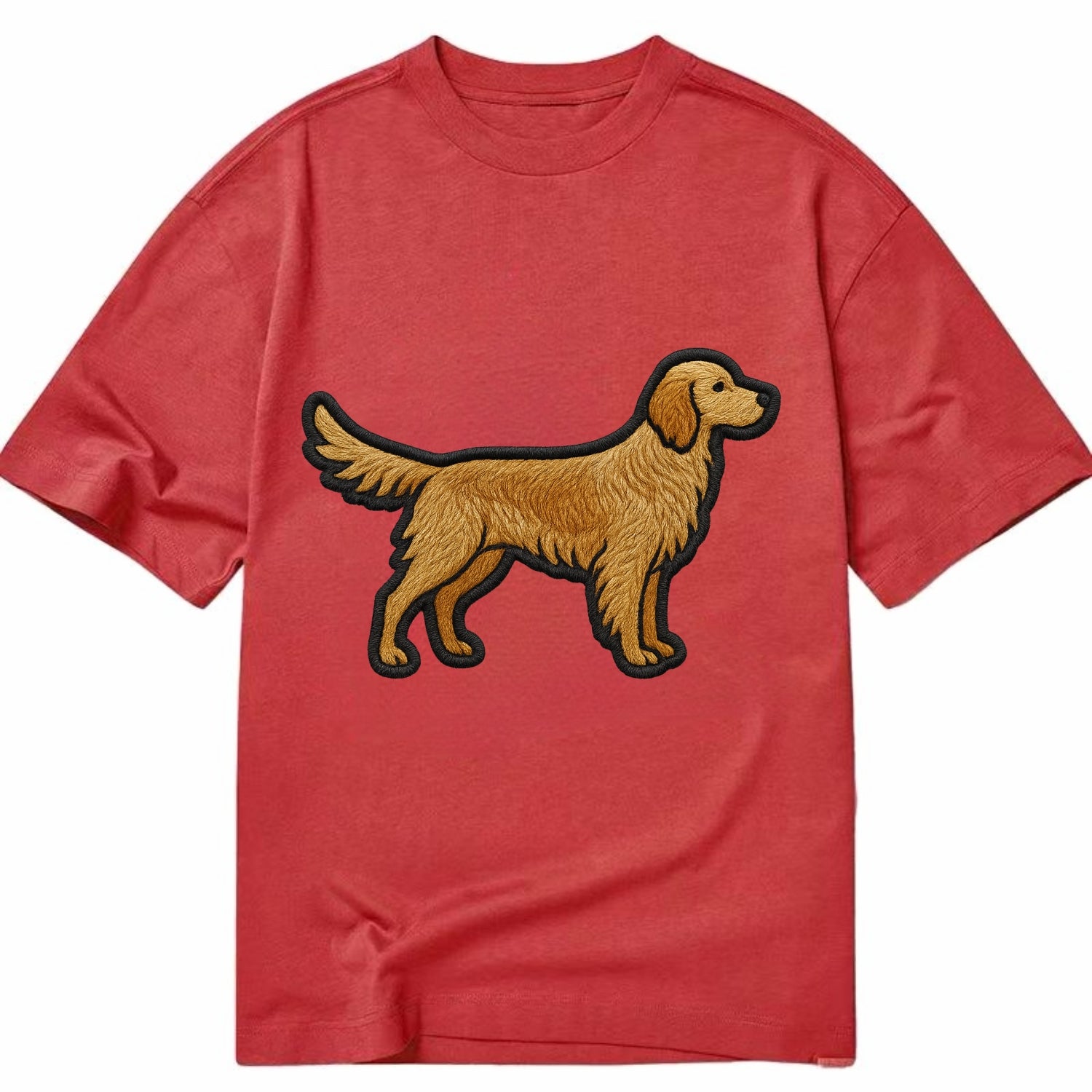 English Setter - Trendy feathered design - Classic T-shirt - Red
