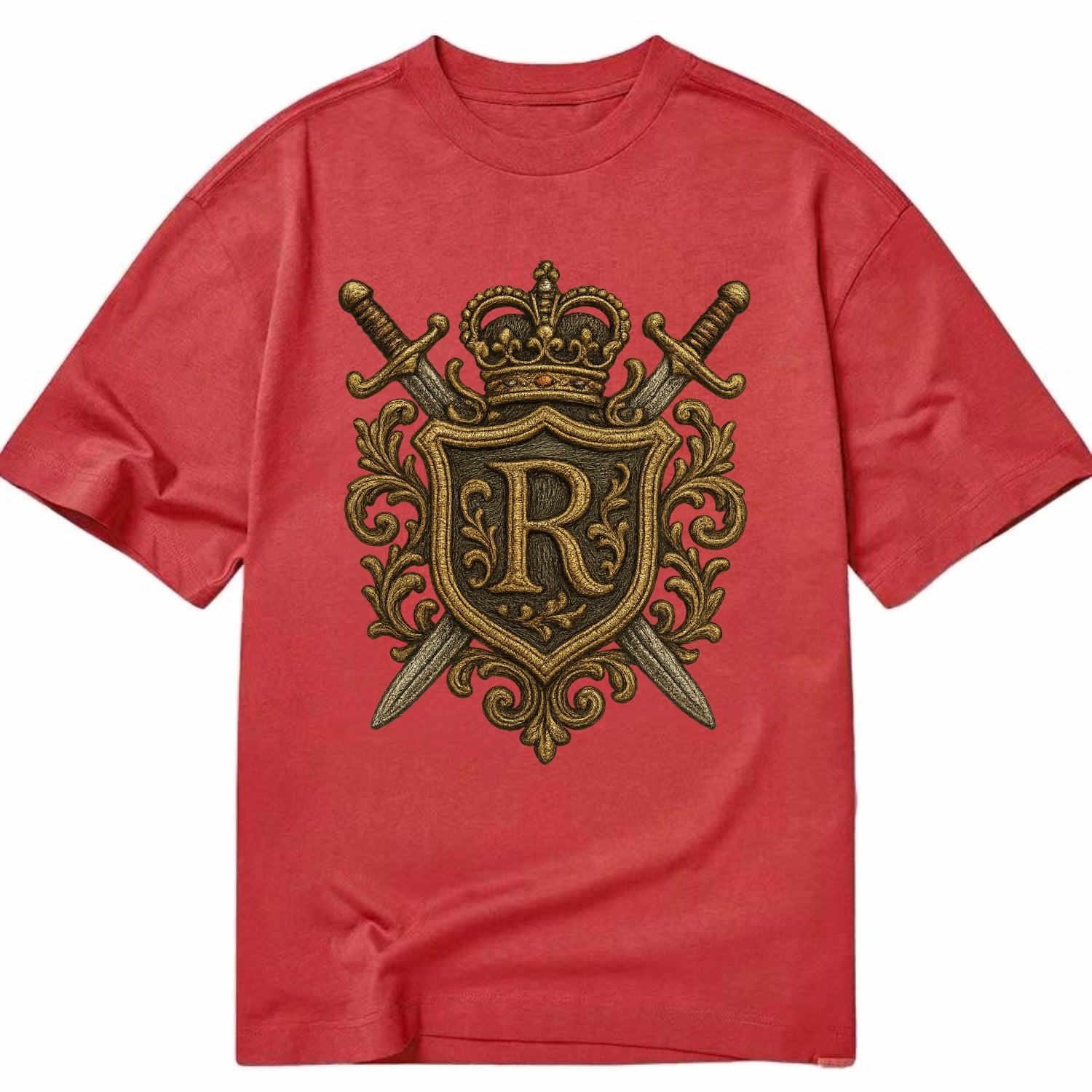 Royal Crest  - Classic T-shirt - Red