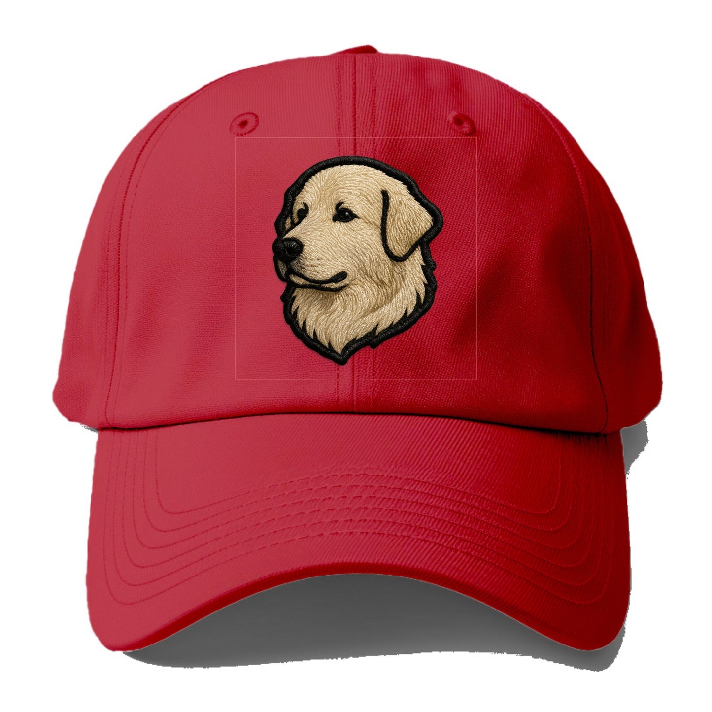 Great Pyrenees - Trendy fluffy giant des - Baseball Cap - Red