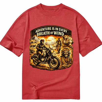 Adventure Vintage Rides - Classic T-shirt - Red