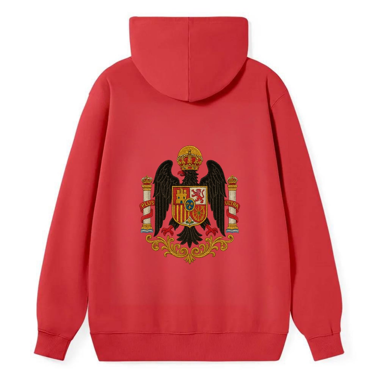 Imperial Eagle Of Spain Crest - Classic Pullover Hoodie - Red