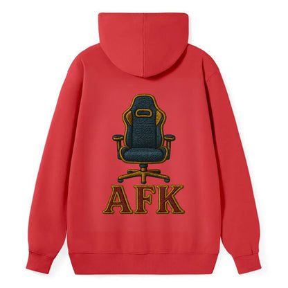 AFK   - Classic Pullover Hoodie - Red