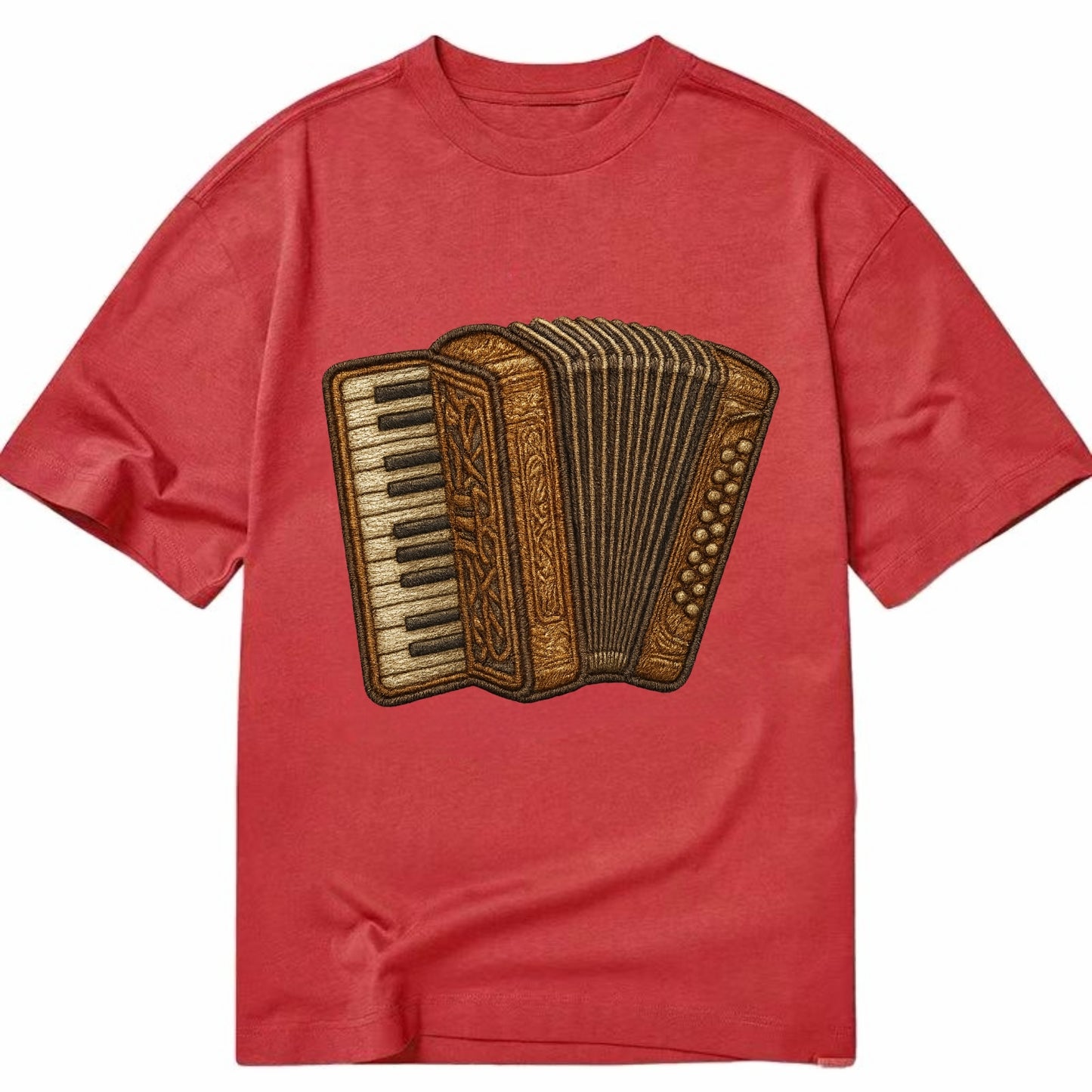 Accordion  - Classic T-shirt - Red