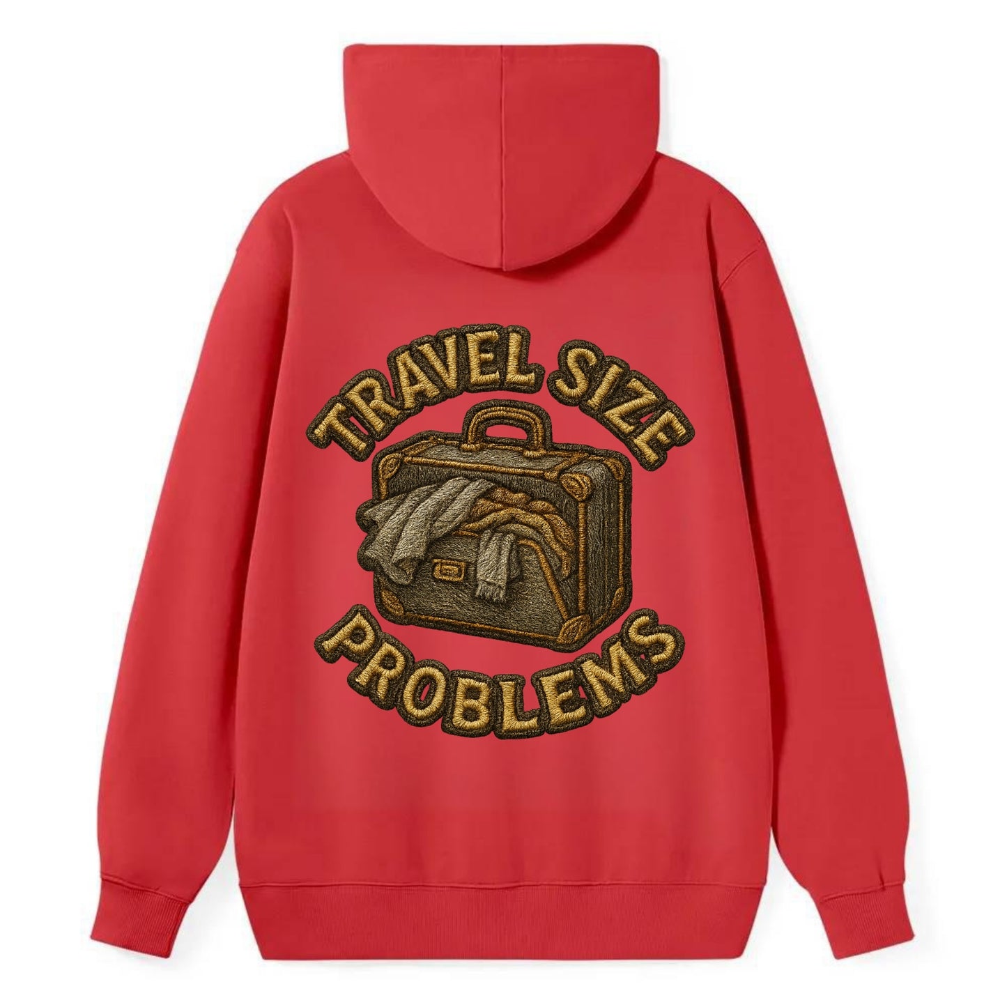 Travel Size Problems  - Classic Pullover Hoodie - Red