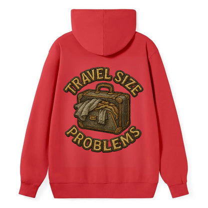 Travel Size Problems  - Classic Pullover Hoodie - Red