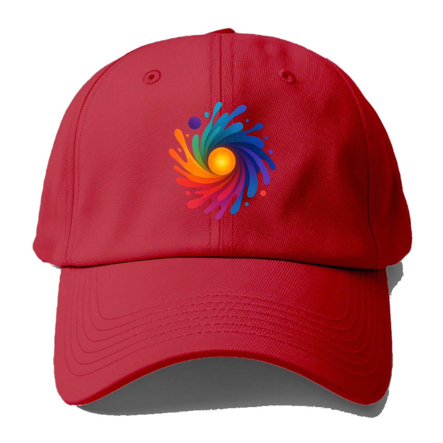 Big Bang Palette - Explosion of paint co - Baseball Cap - Red