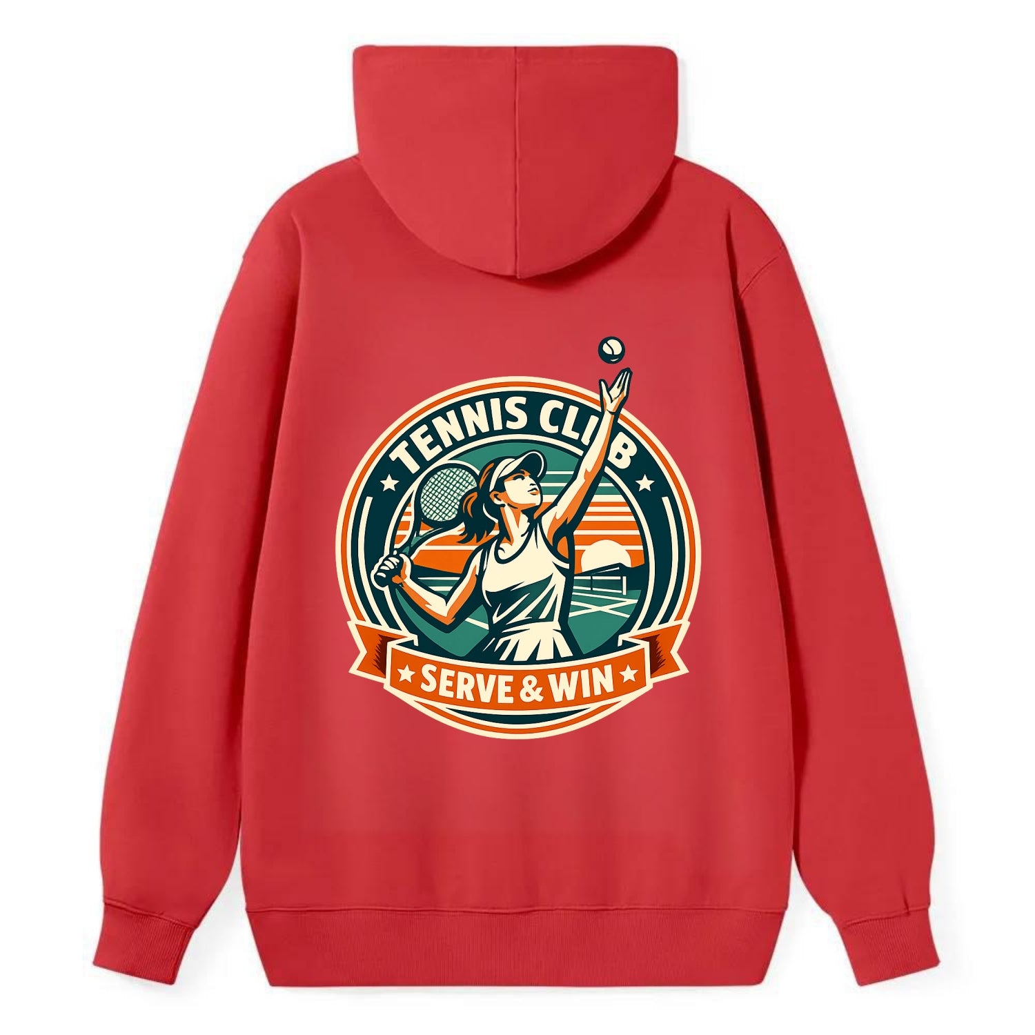 Ace of the Court - Classic Pullover Hoodie - Red