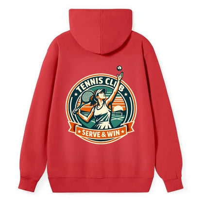 Ace of the Court - Classic Pullover Hoodie - Red