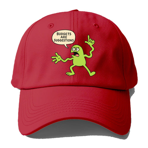 BUDGETS ARE SUGGESTIONS | Rebellious calculator - Baseball Cap