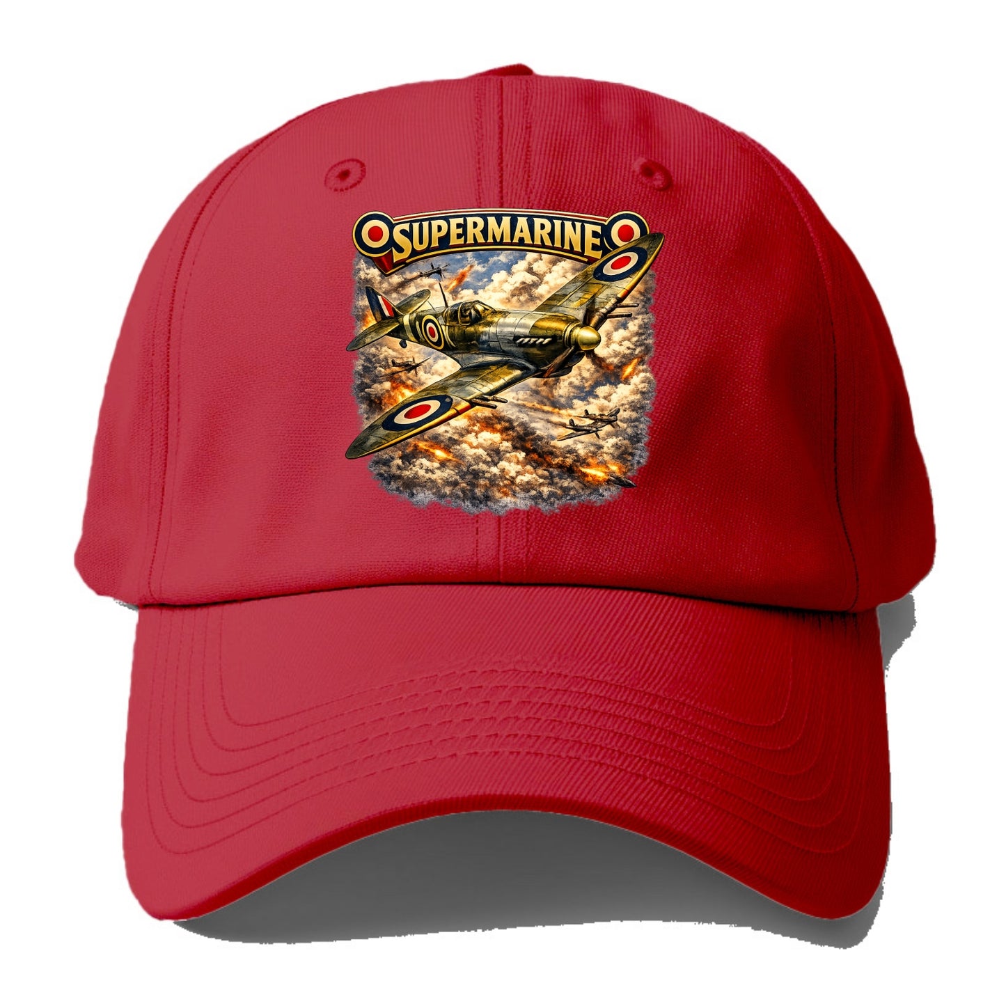 Supermarine Spitfire - Baseball Cap - Red