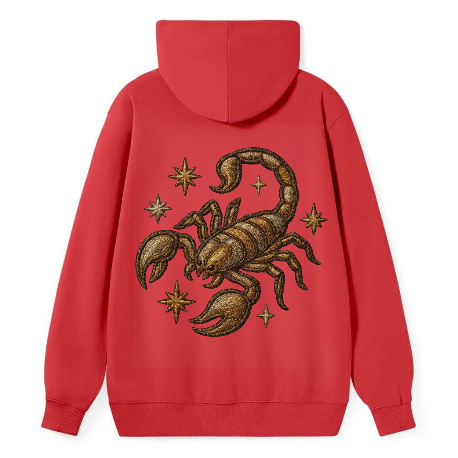 Scorpio Scorpion  - Classic Pullover Hoodie - Red