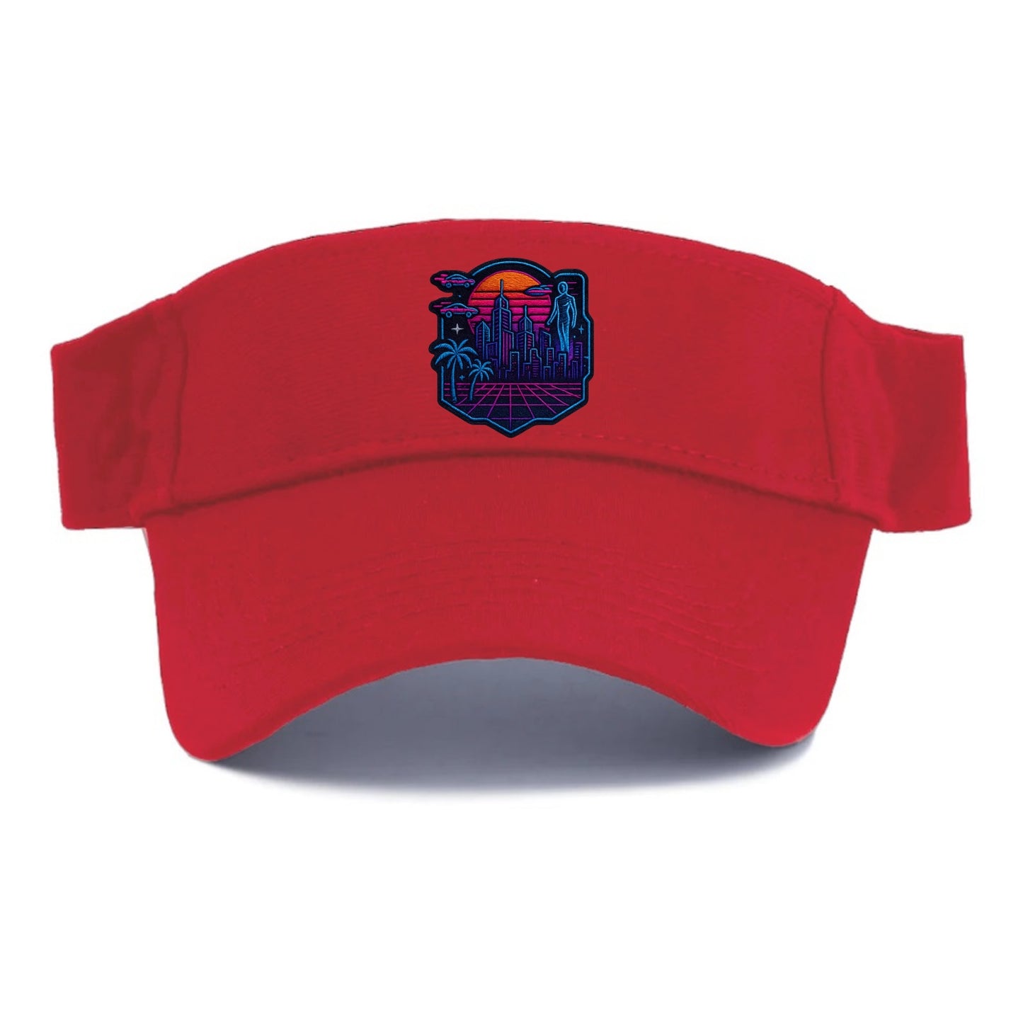 Cyberpunk City - Visor - Red
