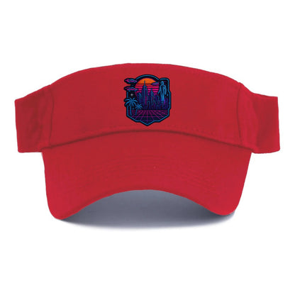 Cyberpunk City - Visor - Red