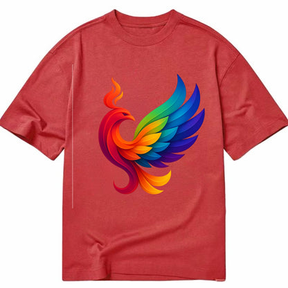 Liberation Bird - Phoenix with each feat - Classic T-shirt - Red