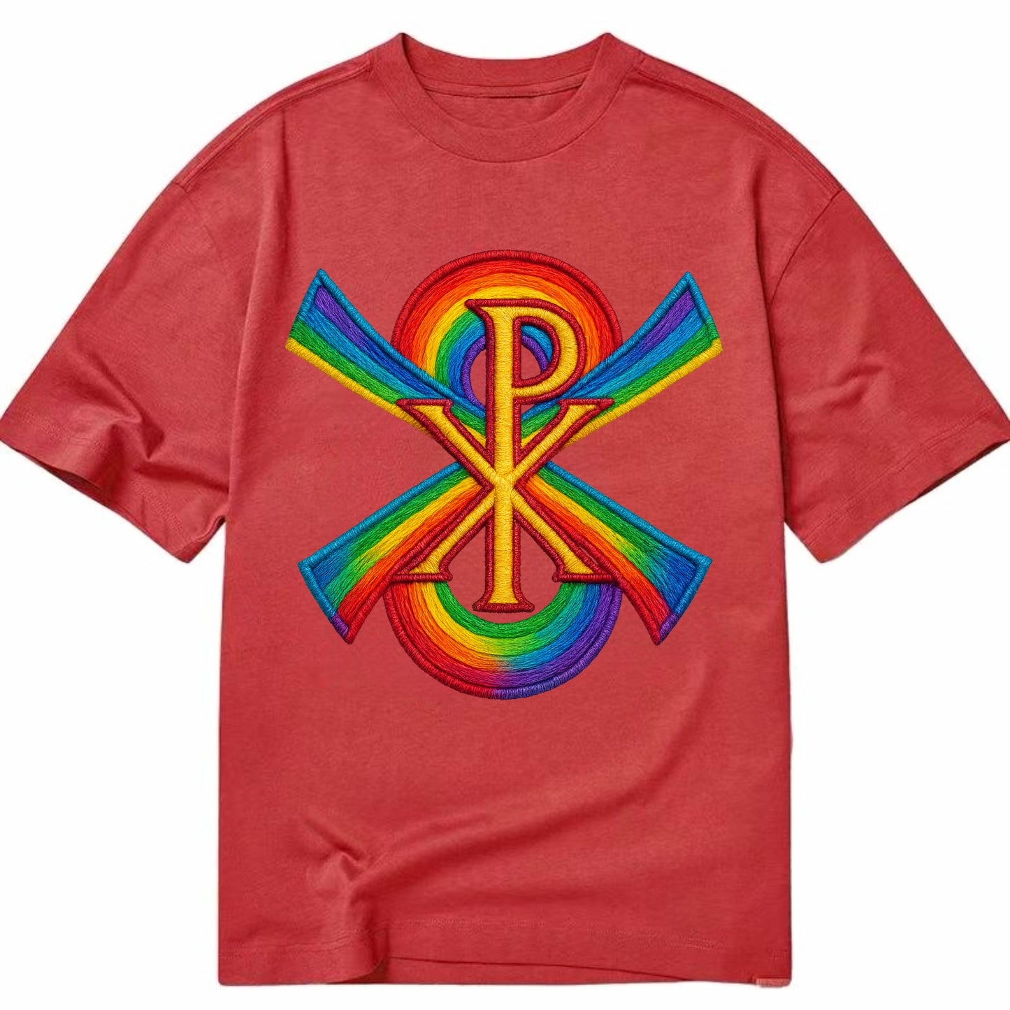 Chi Rho  - Classic T-shirt - Red