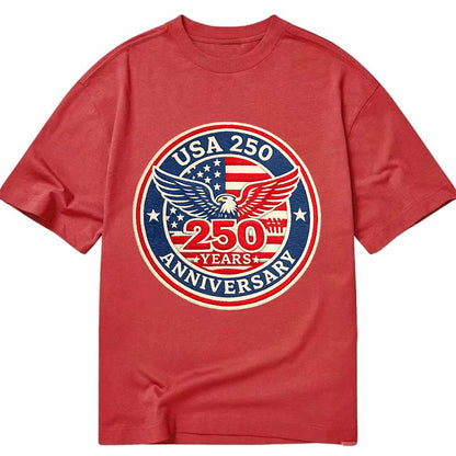 Usa 250th Anniversary Eagle - Classic T-shirt - Red