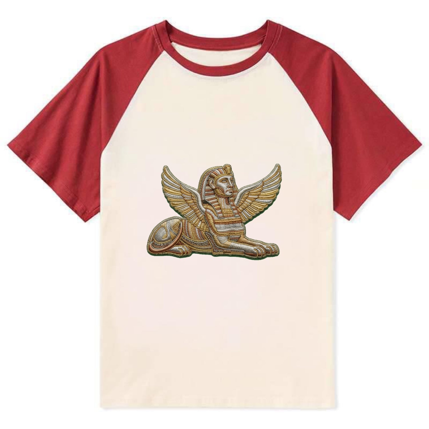 Sphinx - Contrast Raglan T-shirt - Red