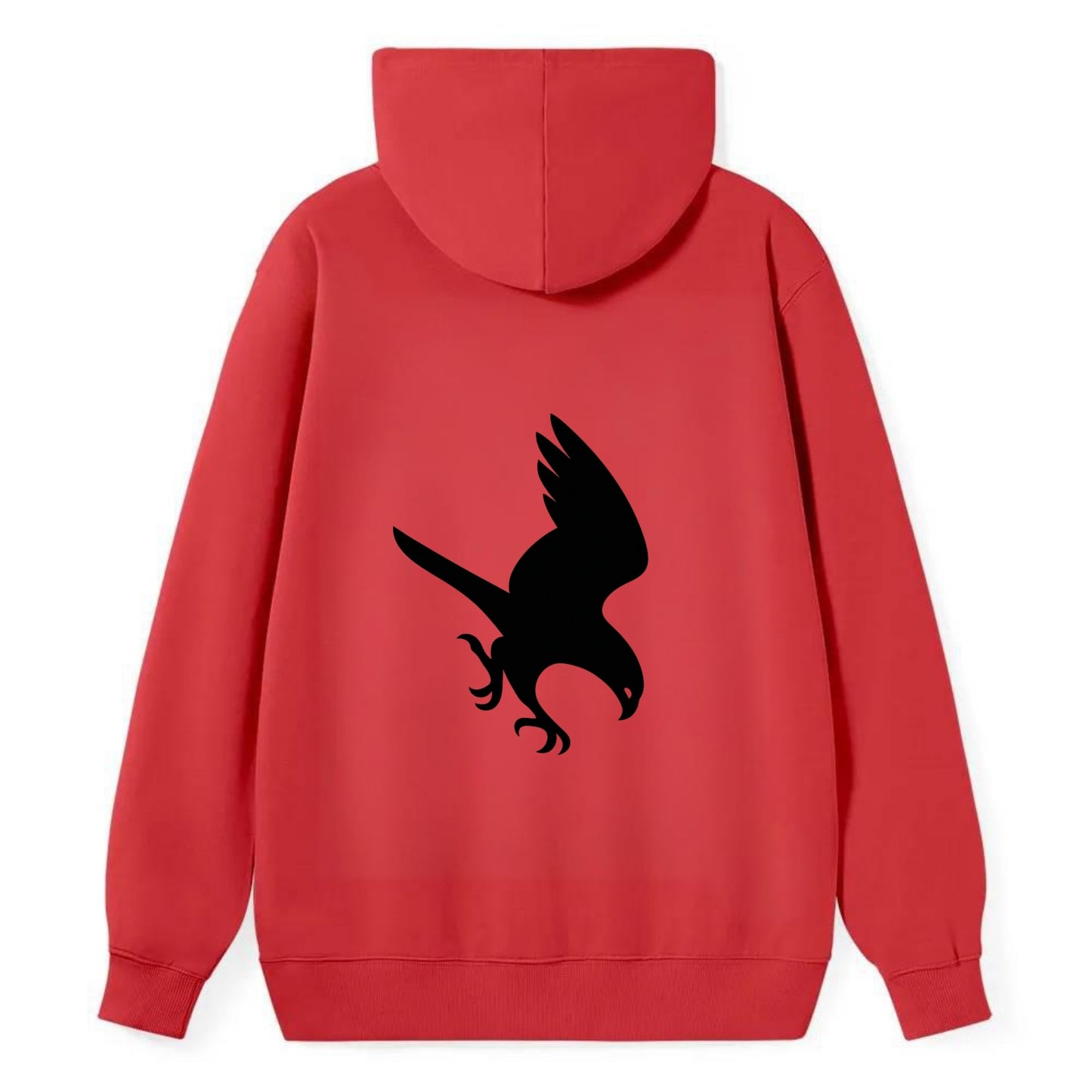 Hawk diving for prey - Classic Pullover Hoodie - Red