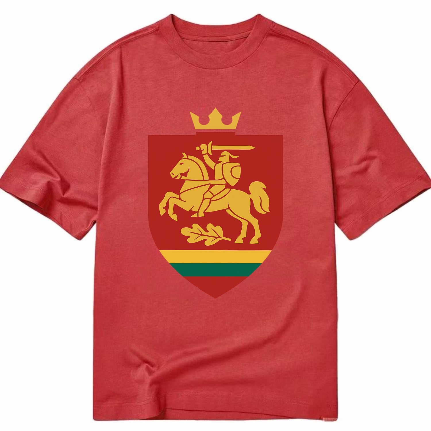 Lithuania Royal Logo  - Classic T-shirt - Red