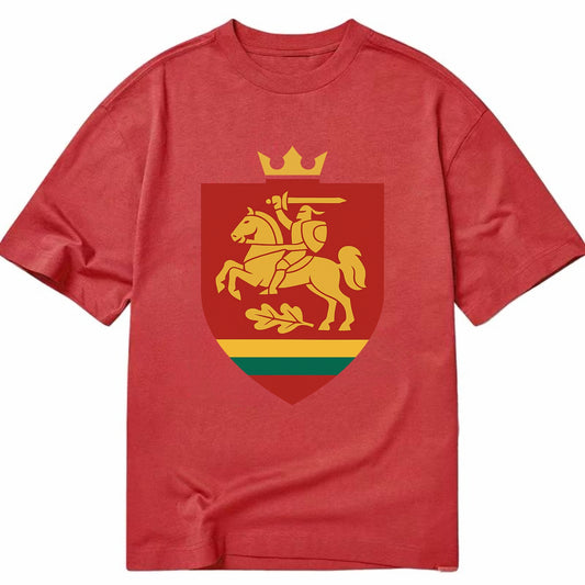 Lithuania Royal Logo  - Classic T-shirt - Red