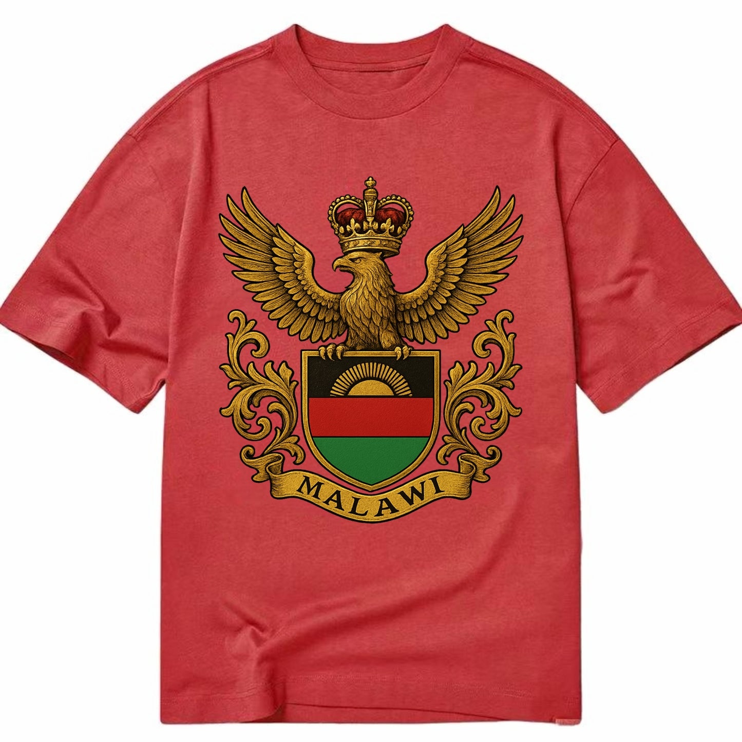 Malawi Royal Logo  - Classic T-shirt - Red