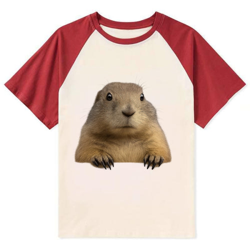Prairie Dog  - Contrast Raglan T-shirt