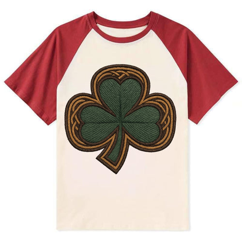Shamrock  - Contrast Raglan T-shirt