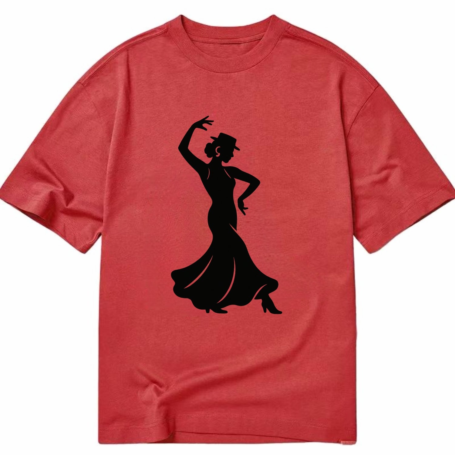 Flamenco dancer passionate stance - Classic T-shirt - Red