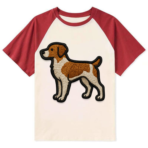 Brittany - Contemporary athletic logo wi - Contrast Raglan T-shirt