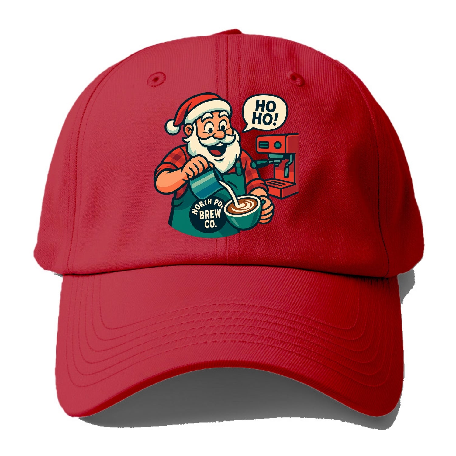 Santa Barista - Baseball Cap - Red