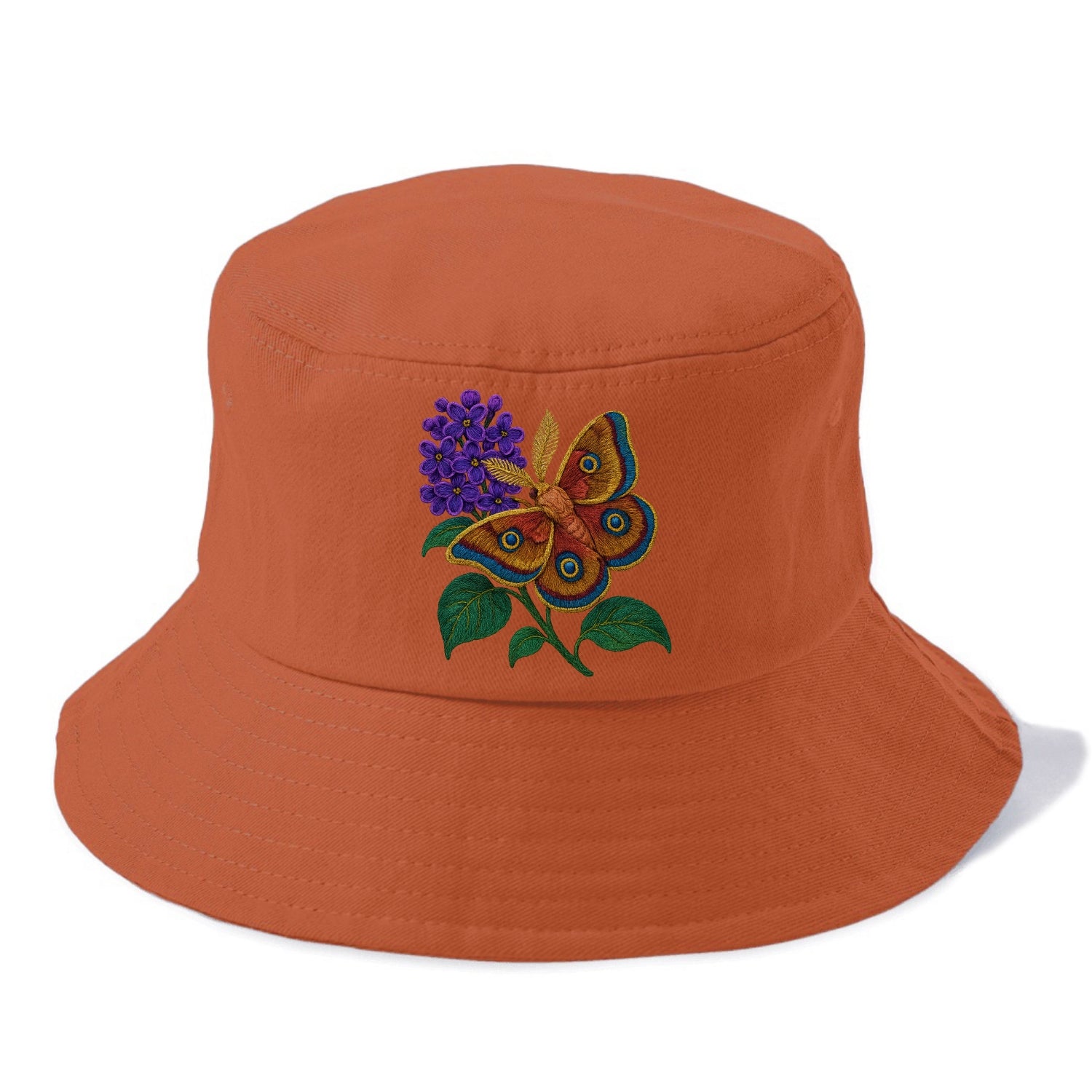 Polyphemus Moth - Bucket Hat - Red