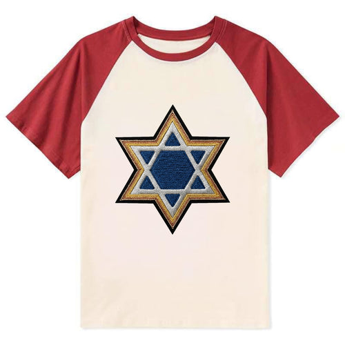 Star of David - Contrast Raglan T-shirt